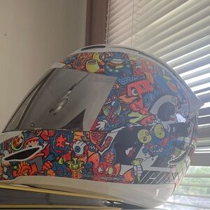 ICON Colorful Graphic Helmet